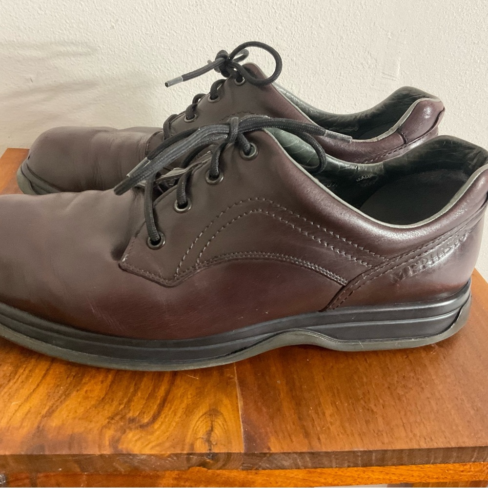 MEPHISTO MATCH Walking Shoe Mens US 9.5 Dark Brown Vintage Leather - Picture 2 of 6